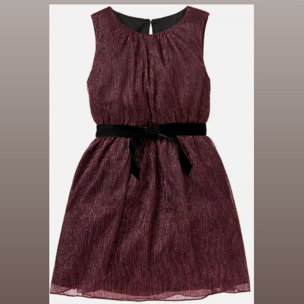 Gymboree | Girls Black Pink Sparkle Holiday Dress | Size 10 | EUC